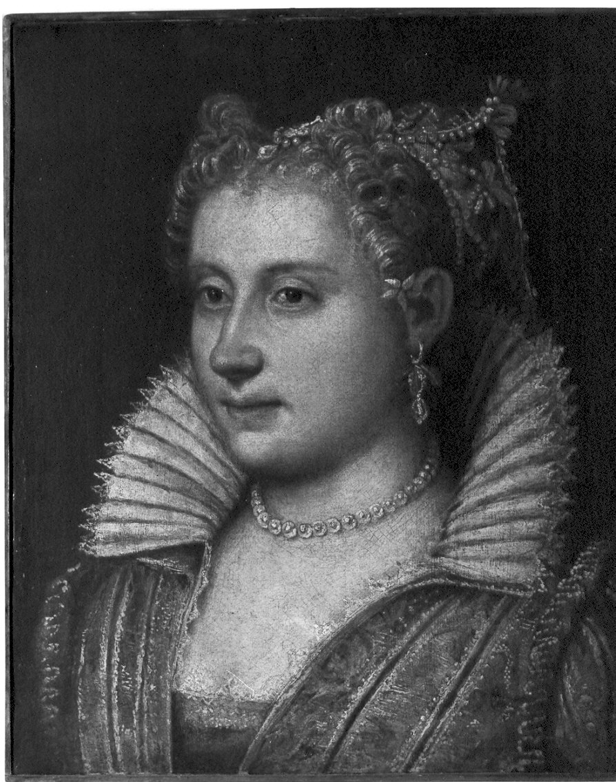 Ritratto di gentildonna (dipinto, opera isolata) - ambito veneto (sec. XVI)