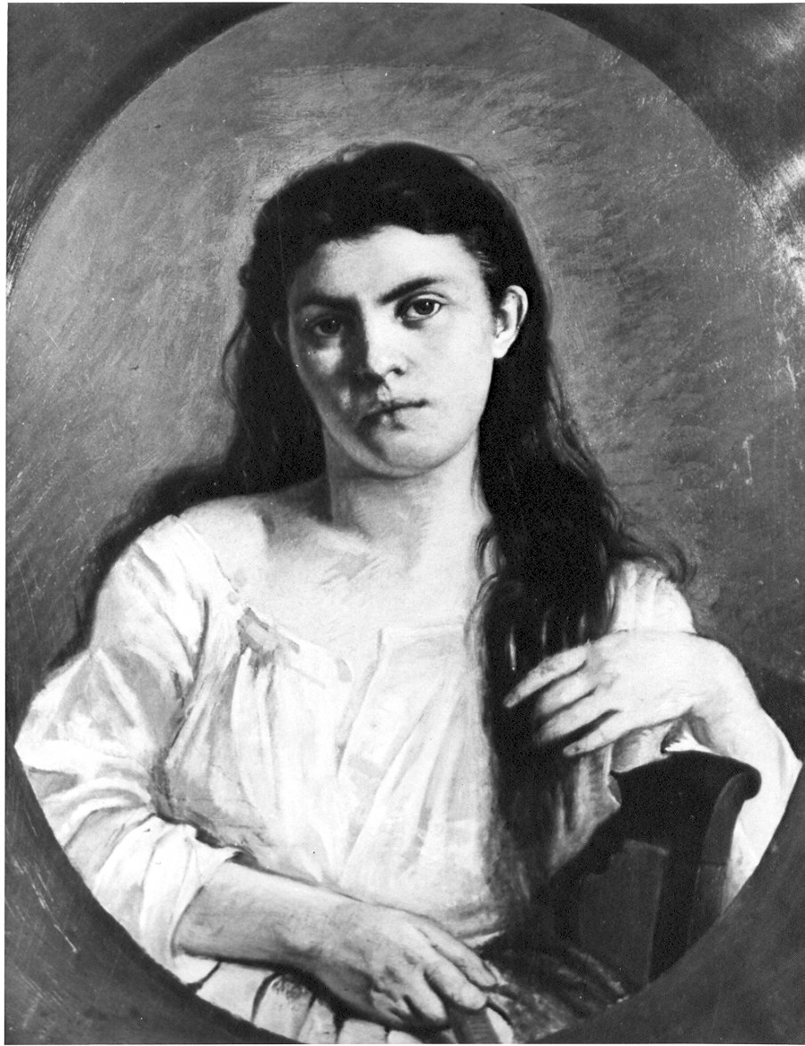 ritratto di donna (dipinto, opera isolata) di Altieri Giovanni - ambito pavese (sec. XIX)