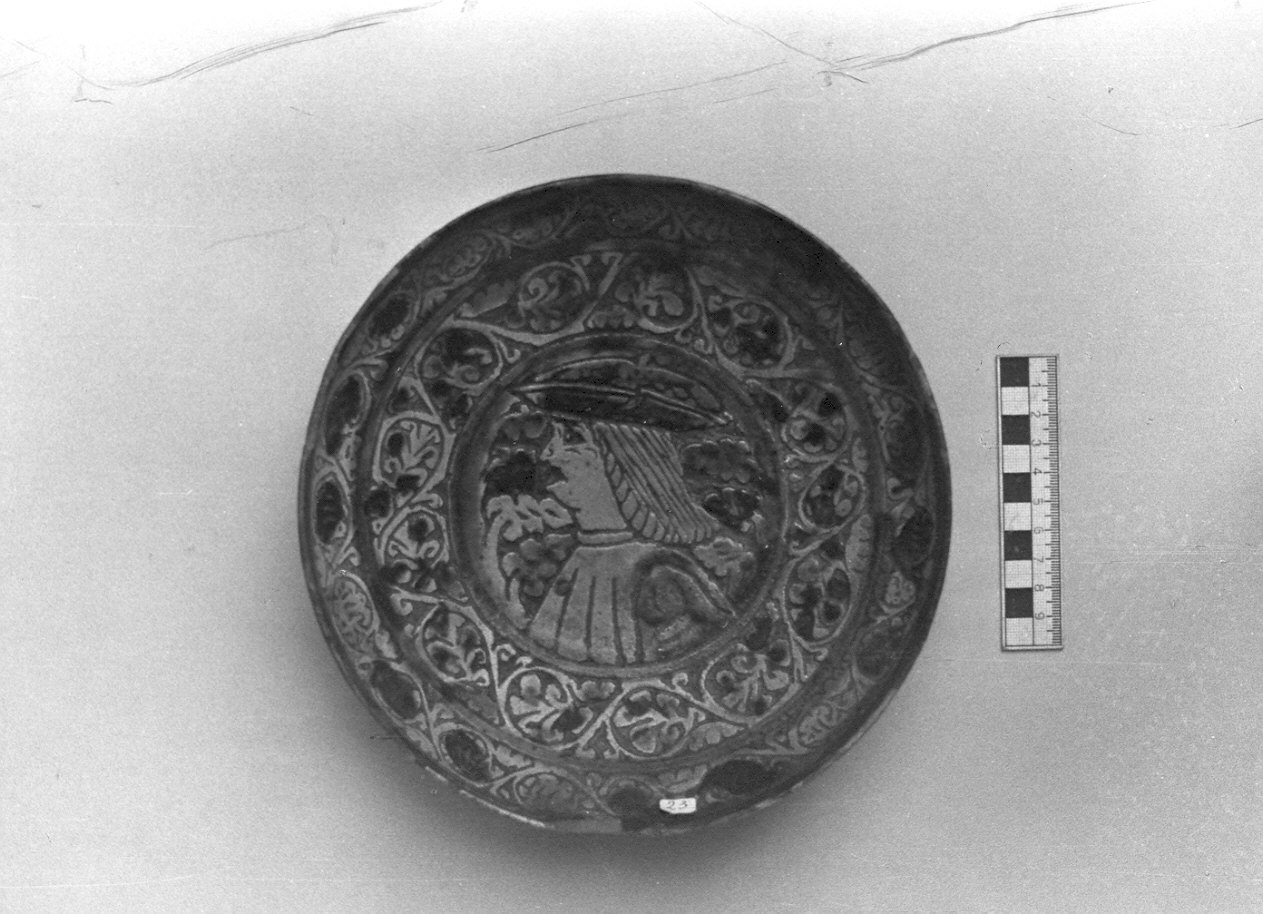 ciotola, opera isolata - manifattura pavese (sec. XV)