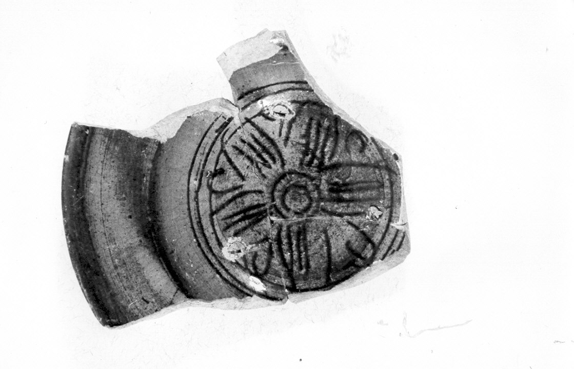 scodella, frammento - manifattura pavese (sec. XVII)