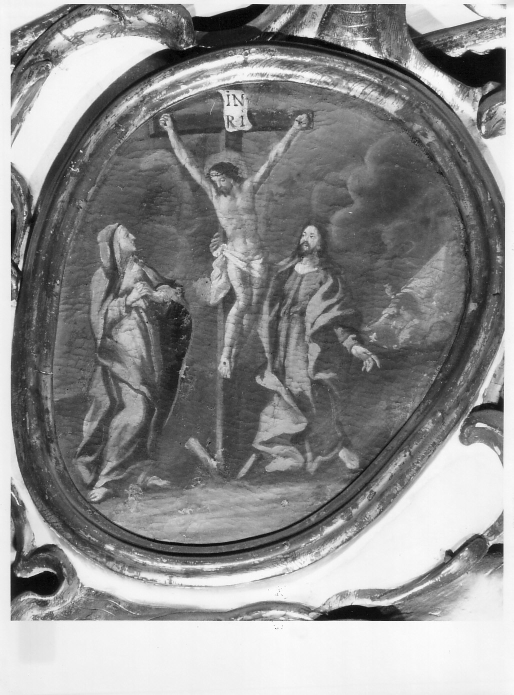 crocifissione (dipinto, elemento d'insieme) - ambito piemontese (sec. XVIII)