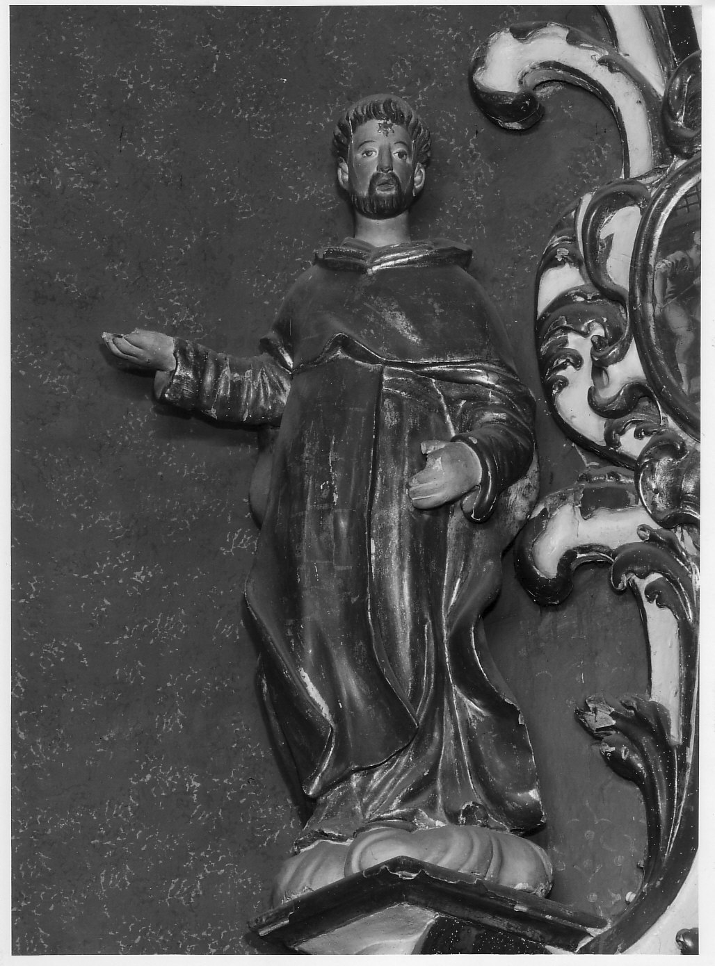 San Domenico (statua, elemento d'insieme) - ambito piemontese (sec. XVIII)