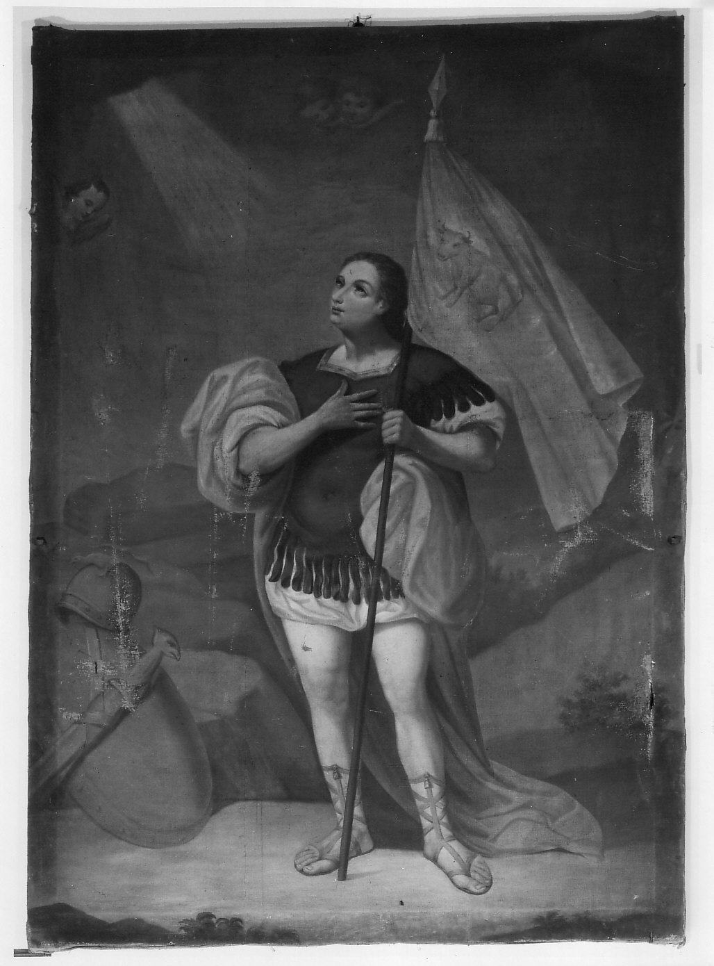 San Bovo (dipinto, opera isolata) - ambito lombardo (sec. XIX)