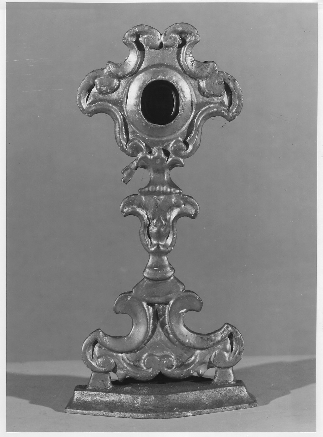 reliquiario - a ostensorio, opera isolata - bottega lombarda (fine/inizio secc. XVIII/ XIX)