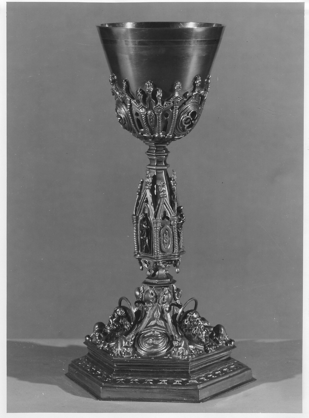 calice, opera isolata - bottega lombarda (ultimo quarto sec. XIX)