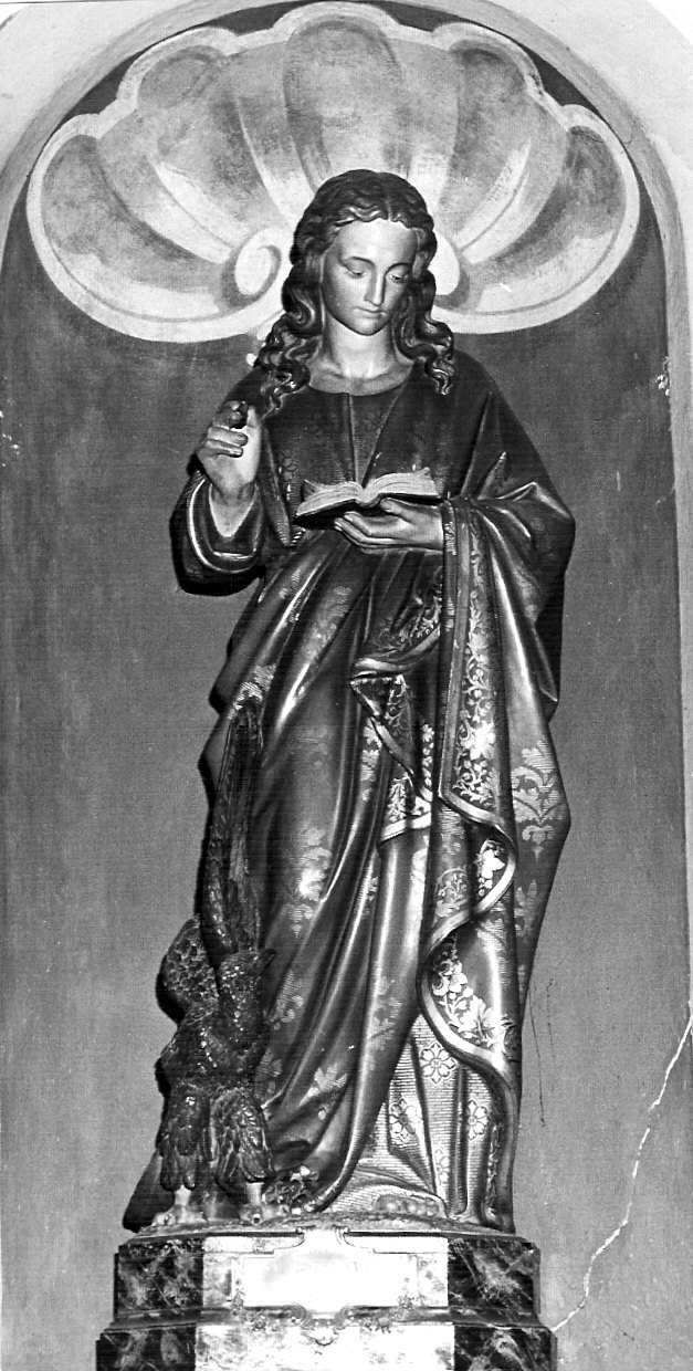 San Giovanni Evangelista (statua, opera isolata) - bottega lombarda (sec. XX)