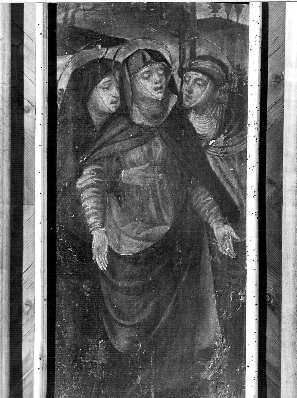 Le tre Marie (dipinto, opera isolata) - ambito lombardo (sec. XVI)