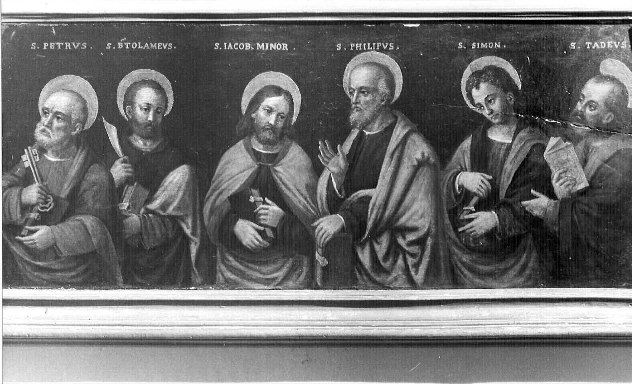 Santi (dipinto, opera isolata) - ambito lombardo (fine sec. XVI)