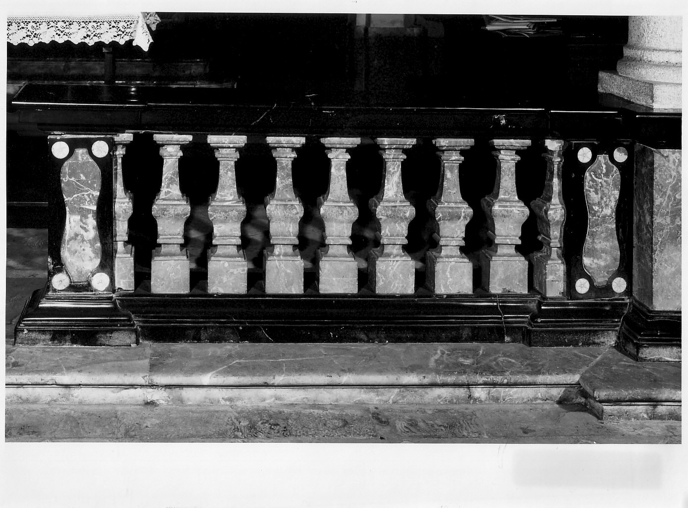 balaustrata - bottega lombarda (seconda metà sec. XVIII)