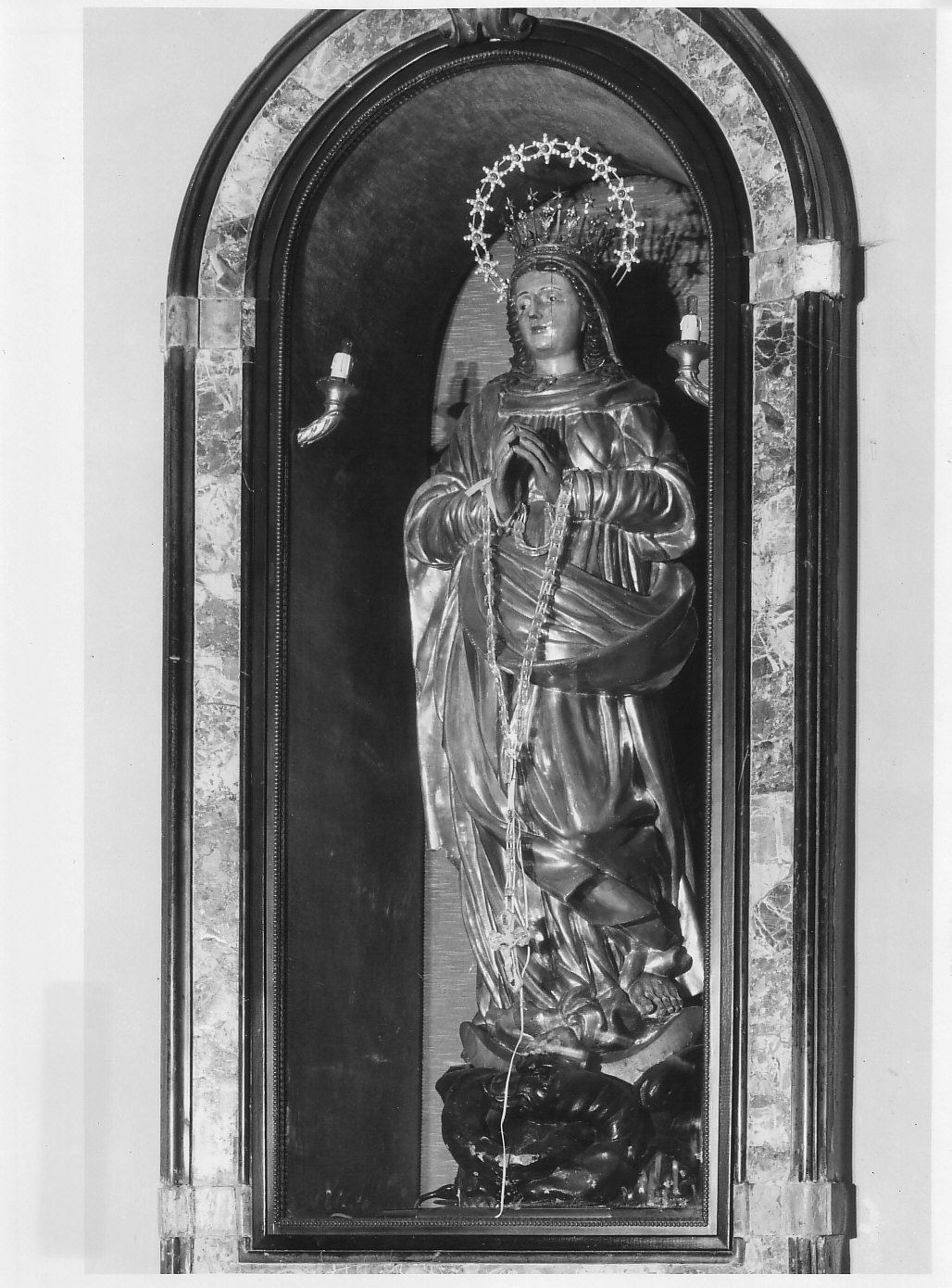 Immacolata Concezione (statua, opera isolata) - bottega lombarda (ultimo quarto sec. XVII)