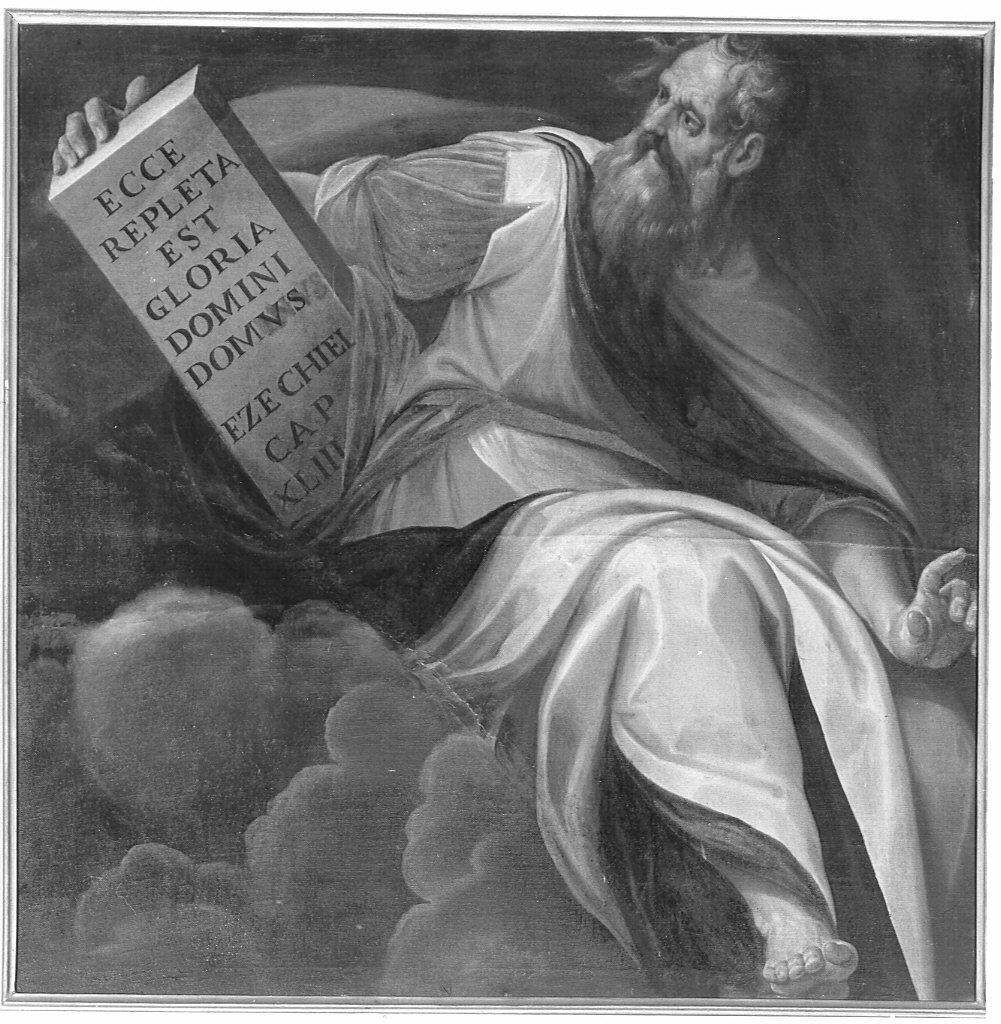 Ezechiele (dipinto) di Giovan Battista I della Rovere detto Fiammenghino (attribuito) (sec. XVII)