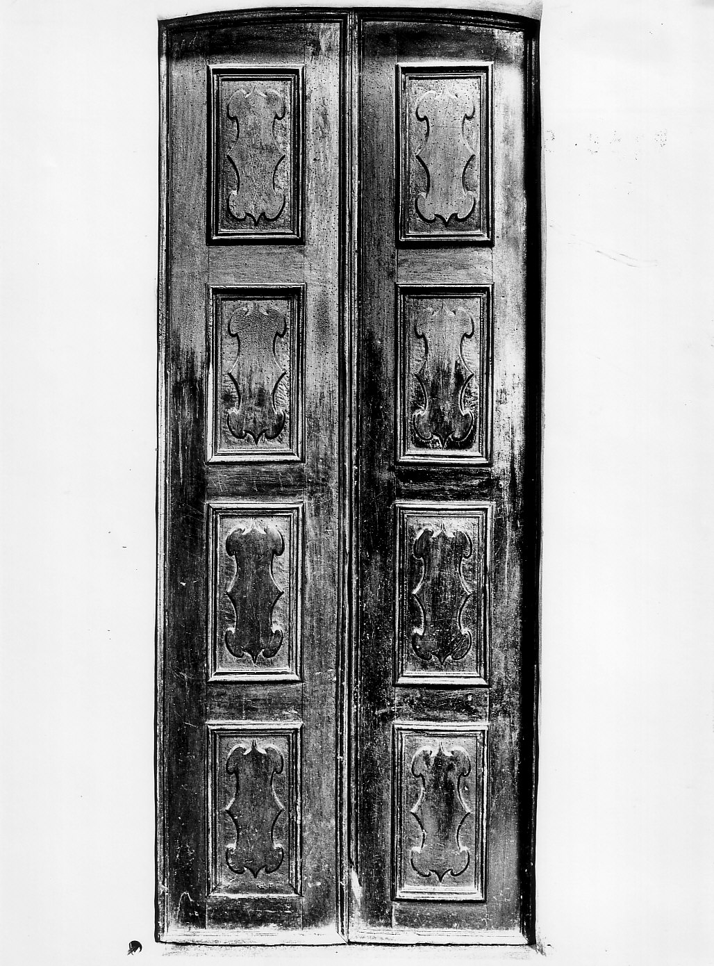 porta - a due battenti, opera isolata - bottega pavese (sec. XVIII)