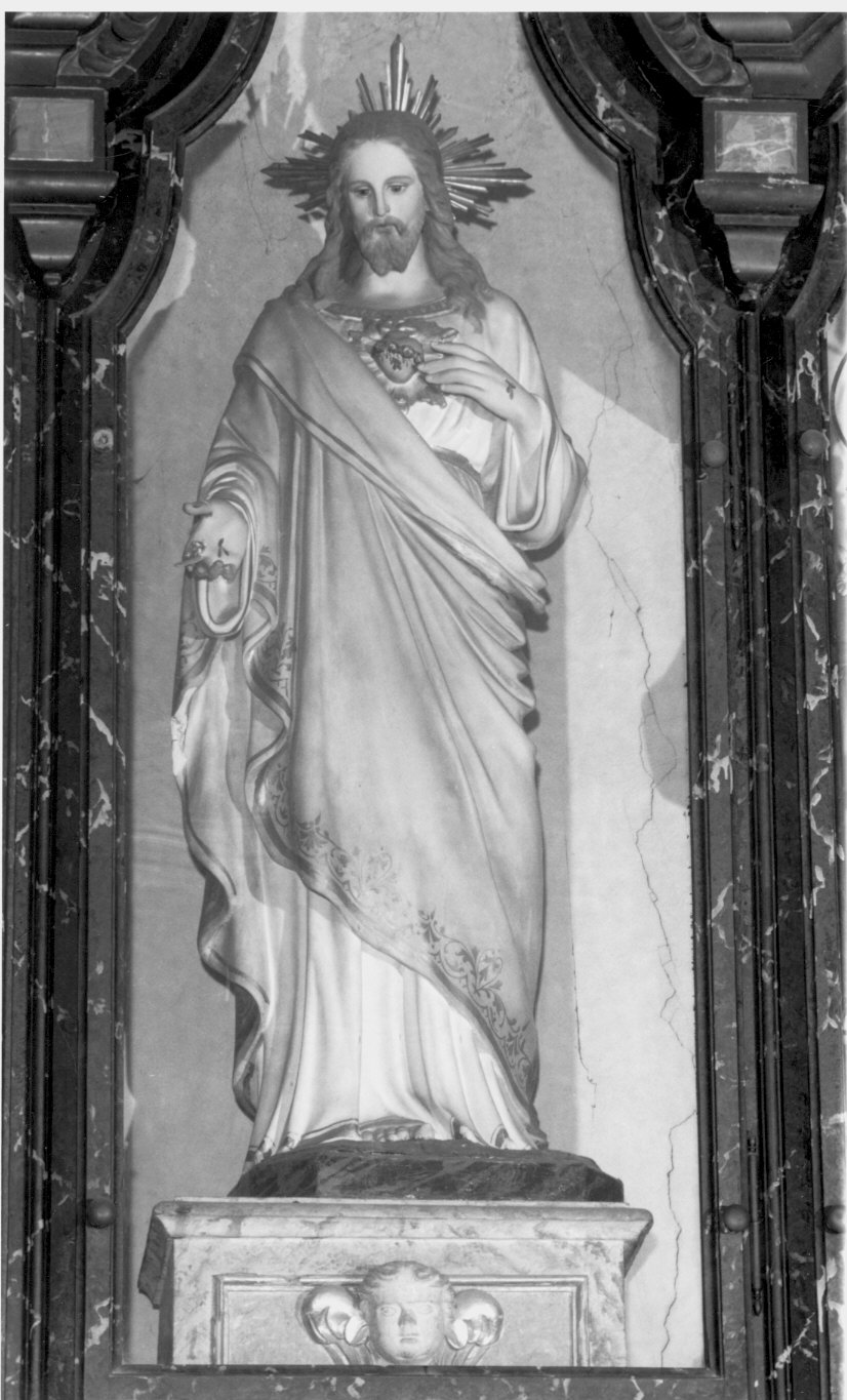 Sacro Cuore di Gesù (statua) - bottega lombarda (fine/inizio secc. XIX/ XX)