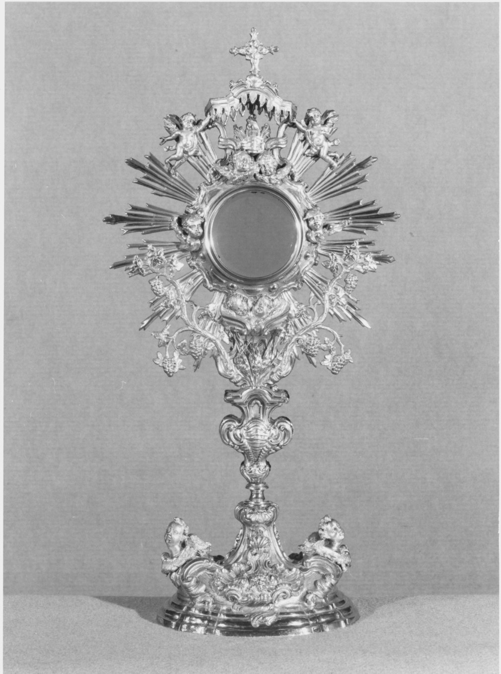 ostensorio - a raggiera - bottega lombarda (sec. XVIII)