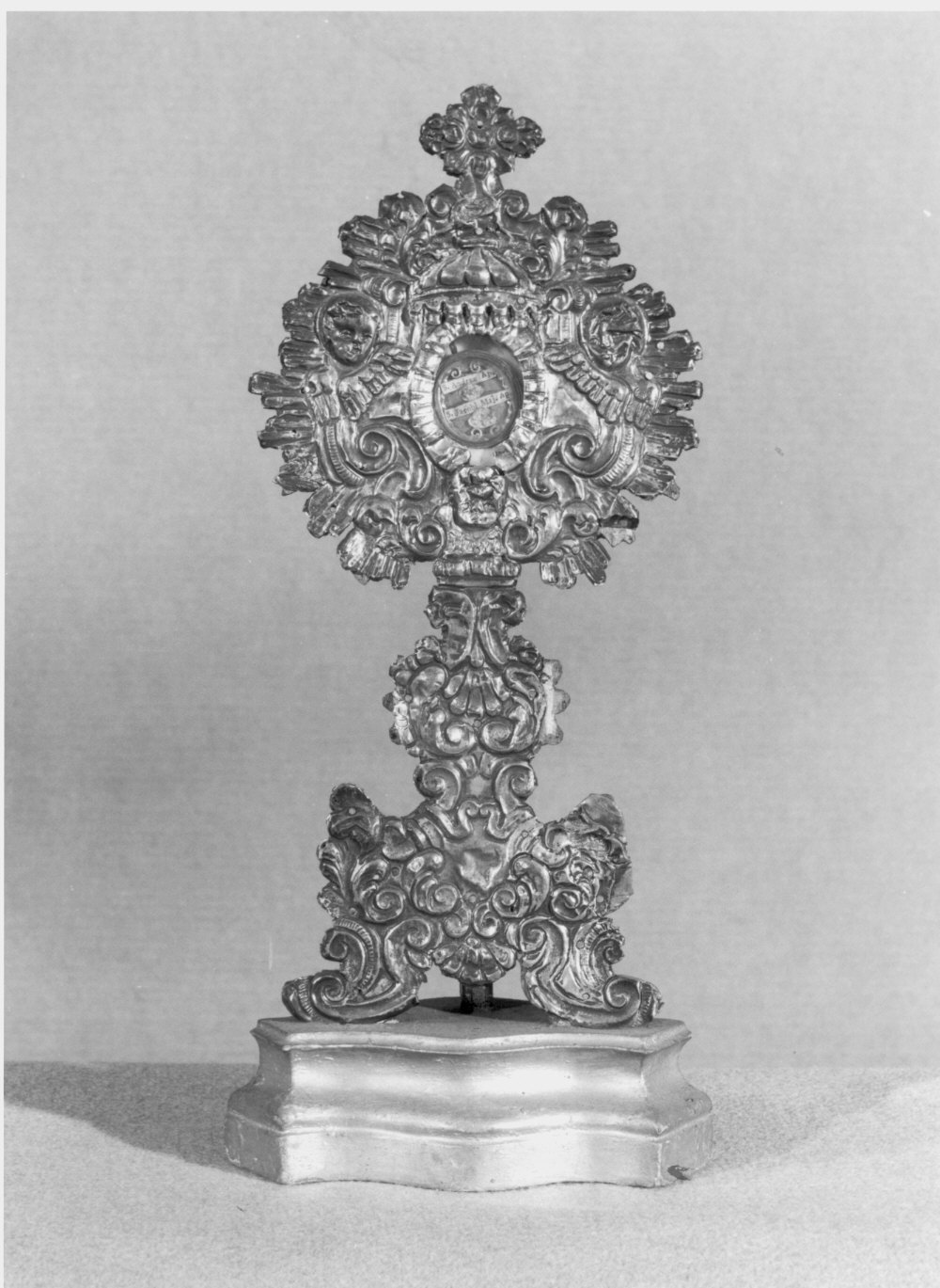 reliquiario - a ostensorio - bottega lombarda (sec. XVIII)