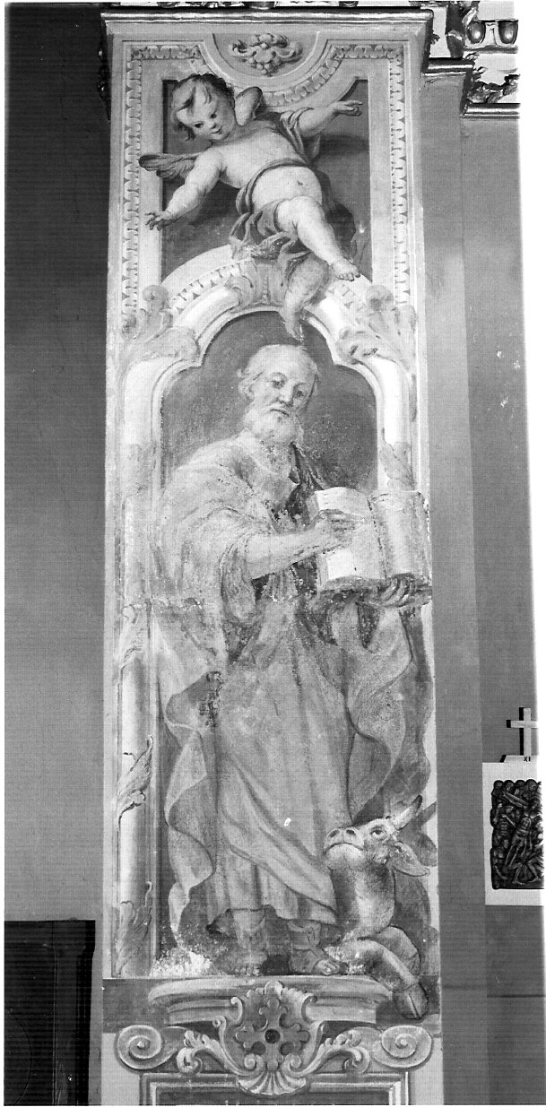 San Luca (dipinto, elemento d'insieme) di Pozzi Giovanni Battista (fine/inizio secc. XVII/ XVIII)