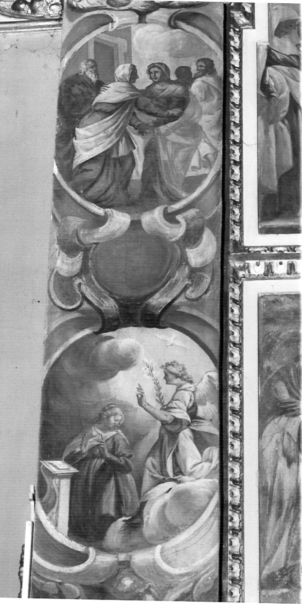 visitazione (dipinto, elemento d'insieme) di Lanzani Andrea (e aiuti) (ultimo quarto sec. XVII)