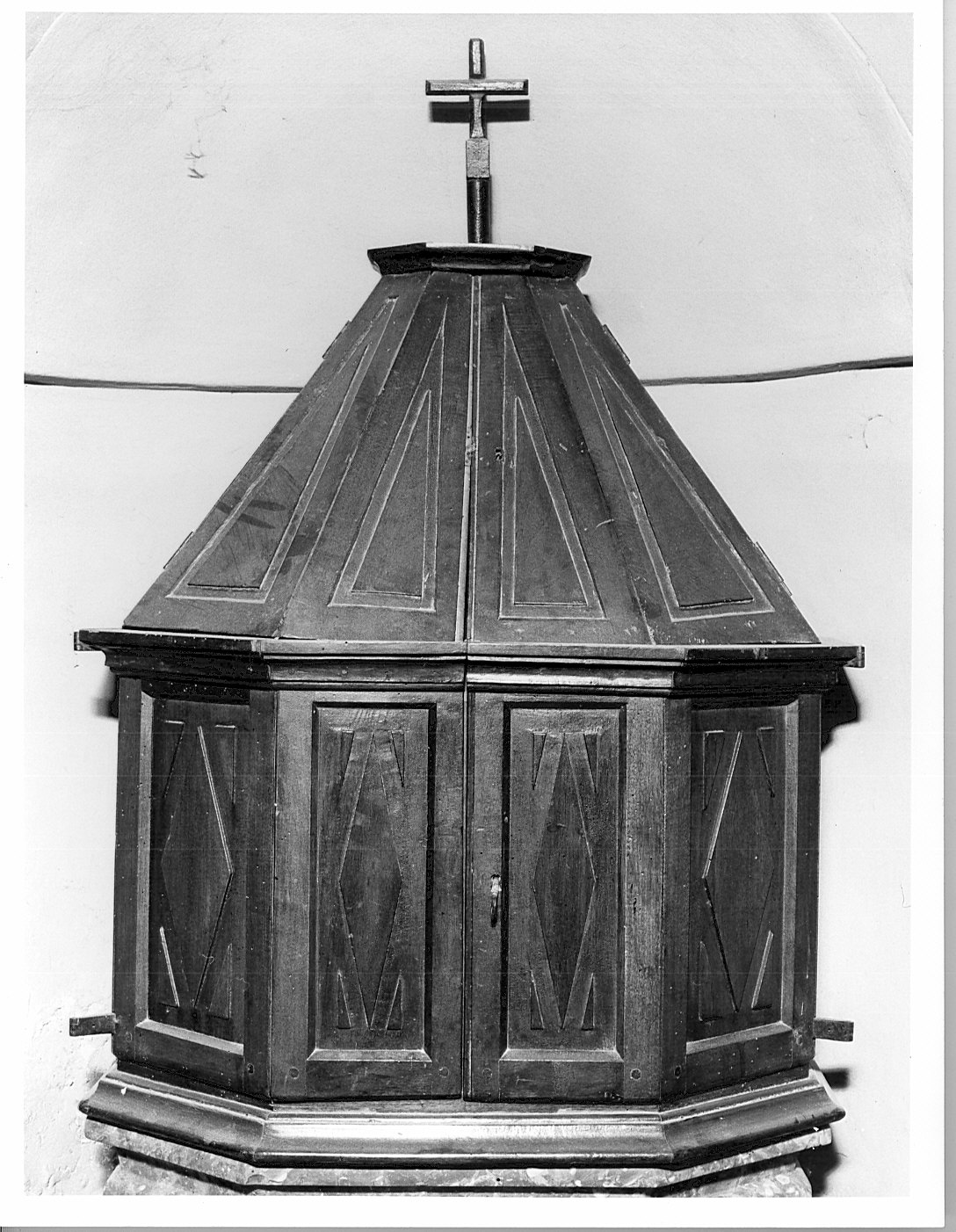 coperchio del fonte battesimale - bottega lombarda (sec. XIX)