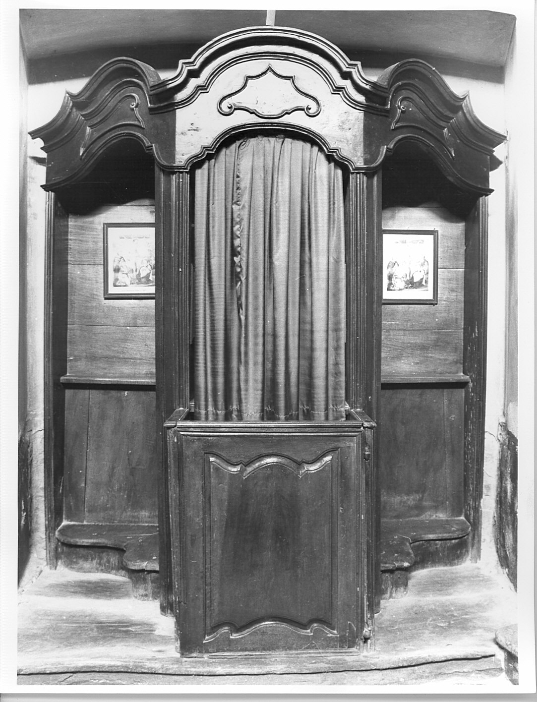 confessionale, coppia - bottega lombarda (sec. XVIII)