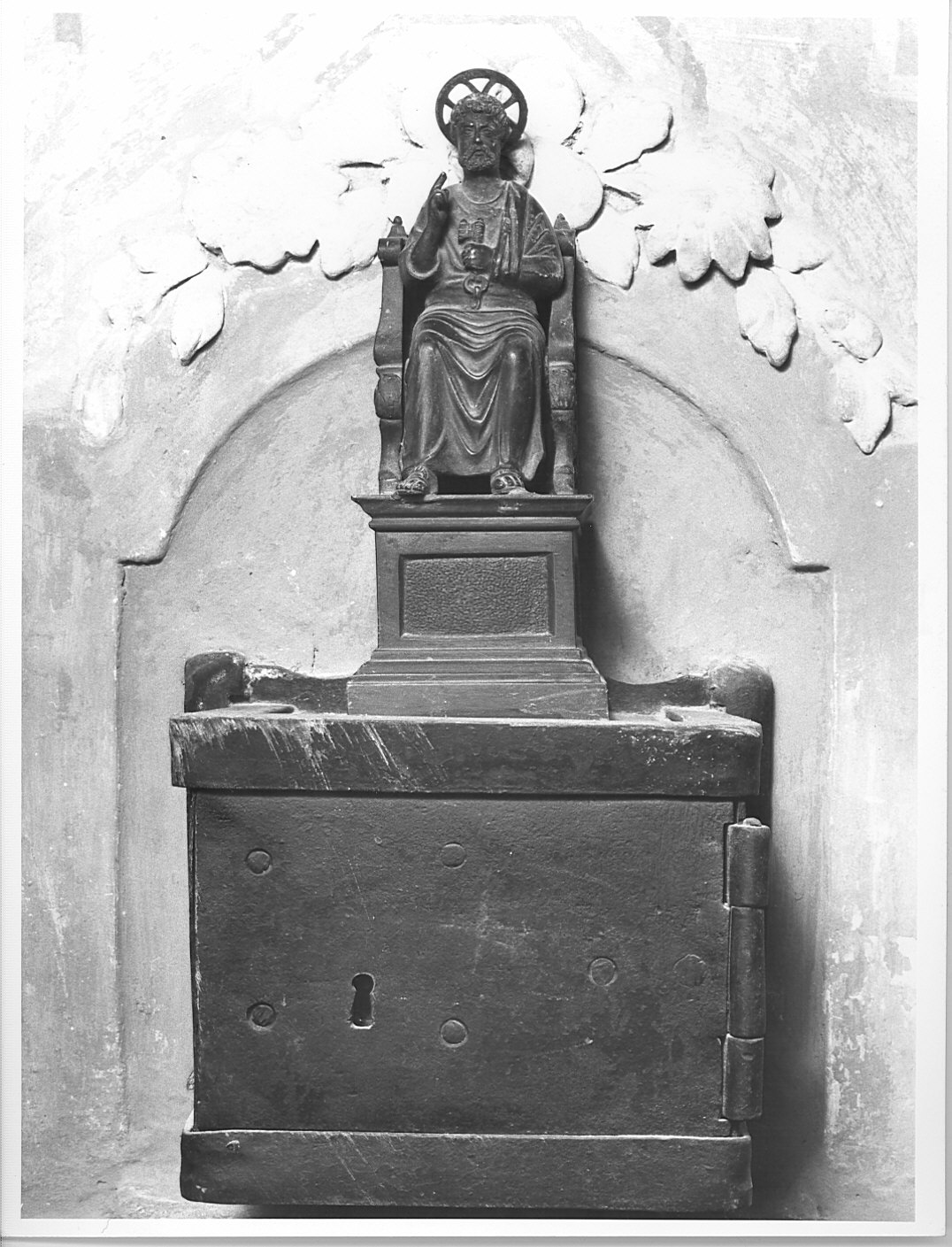 cassetta per elemosine - bottega lombarda (fine/inizio secc. XIX/ XX)