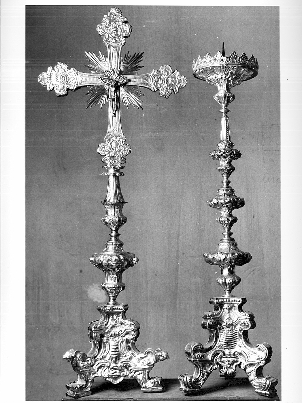 servizio d'altare, serie - bottega lombarda (sec. XVIII)