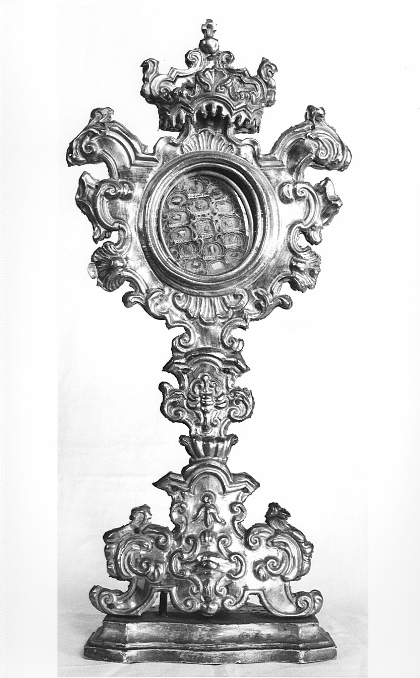 reliquiario, serie - bottega lombarda (sec. XVIII)
