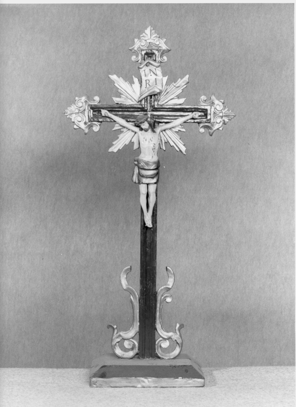 croce da tavolo - bottega lombarda (prima metà sec. XIX)