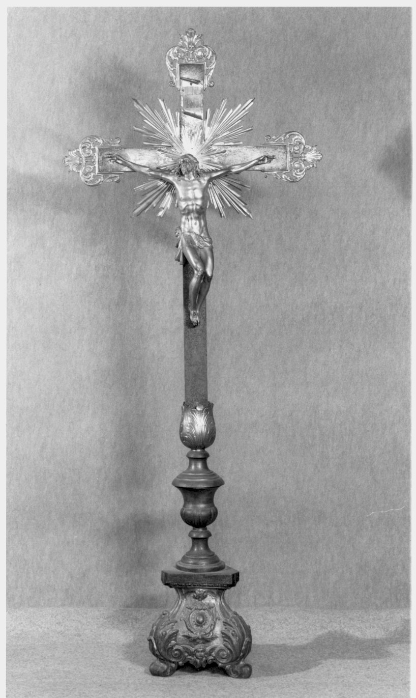 croce d'altare - bottega lombarda (seconda metà sec. XIX)