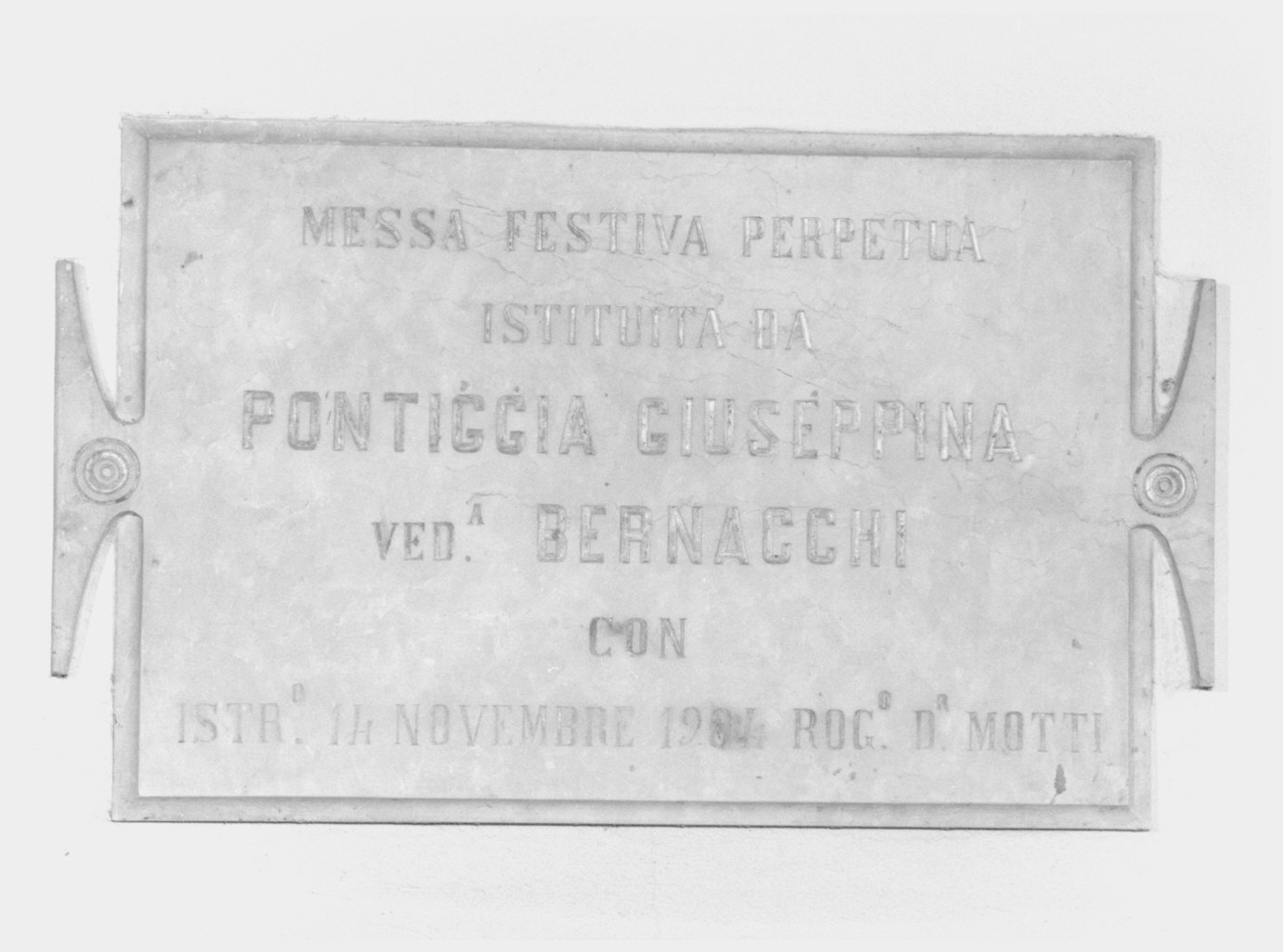 lapide, opera isolata - bottega lombarda (sec. XX)