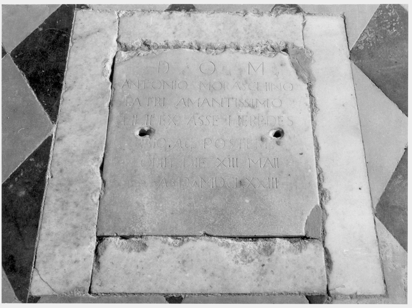 lapide, opera isolata - bottega lombarda (sec. XVII)