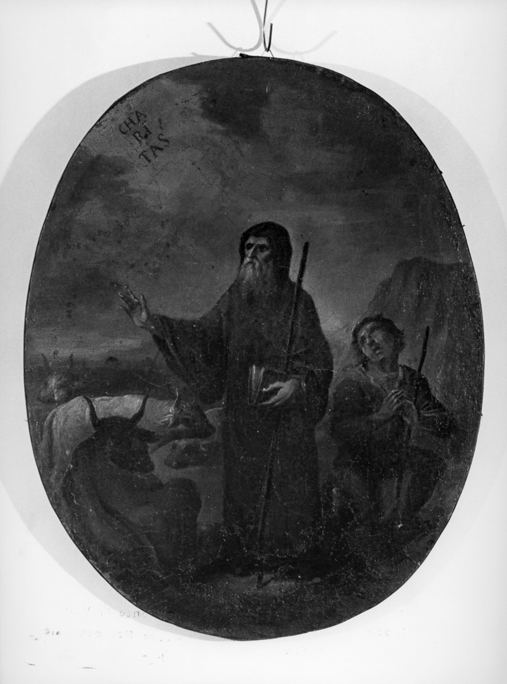 episodio della vita di San Francesco di Paola (dipinto, opera isolata) - ambito lombardo (sec. XVIII)