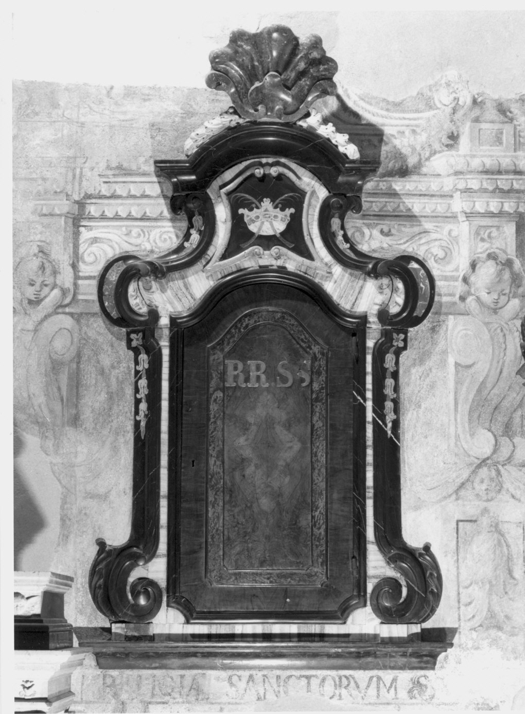 armadietto per oli santi - bottega lombarda (sec. XVIII)