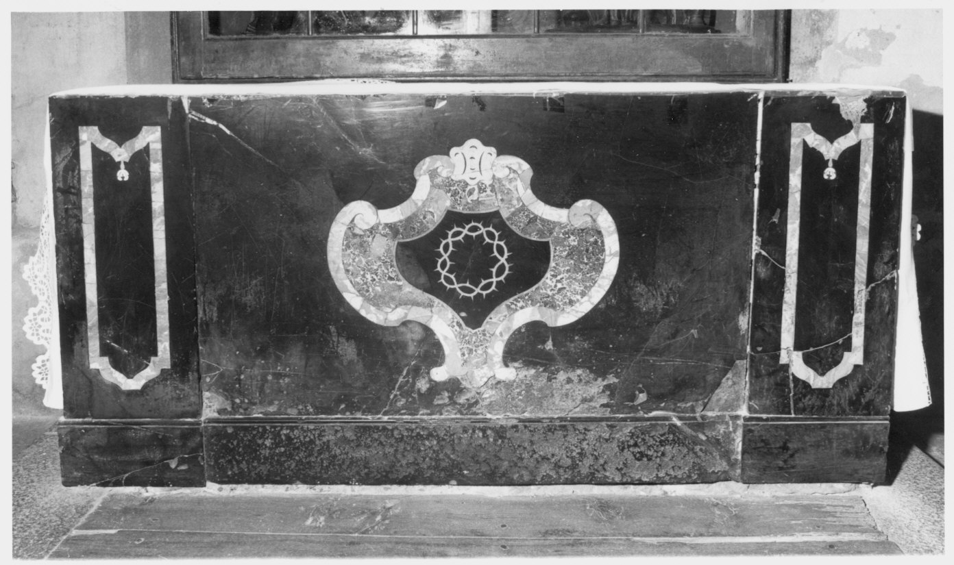 paliotto - a pannello piano - bottega lombarda (sec. XVIII)