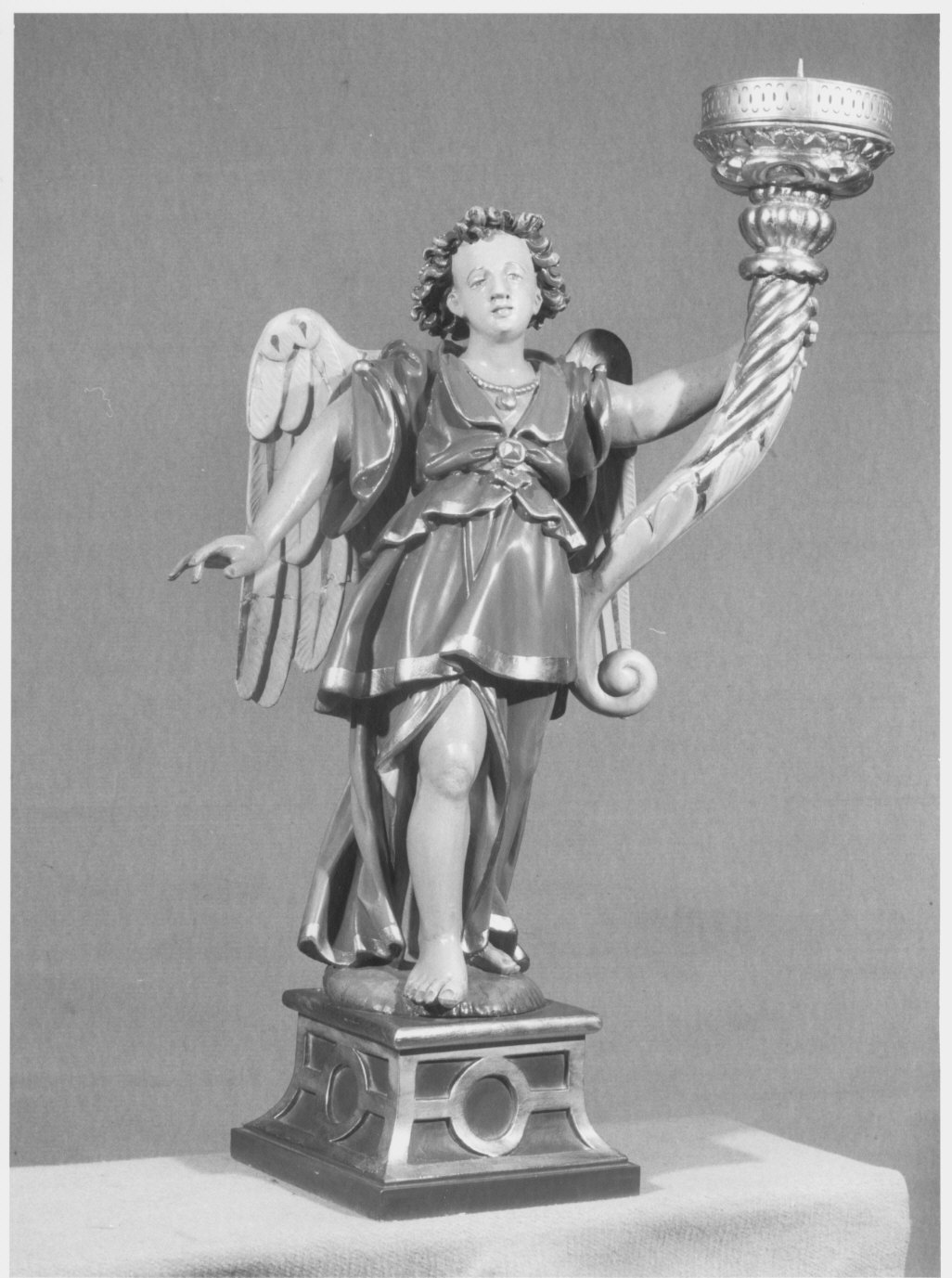 angeli (candelabro - a statua) - bottega lombarda (prima metà sec. XIX)