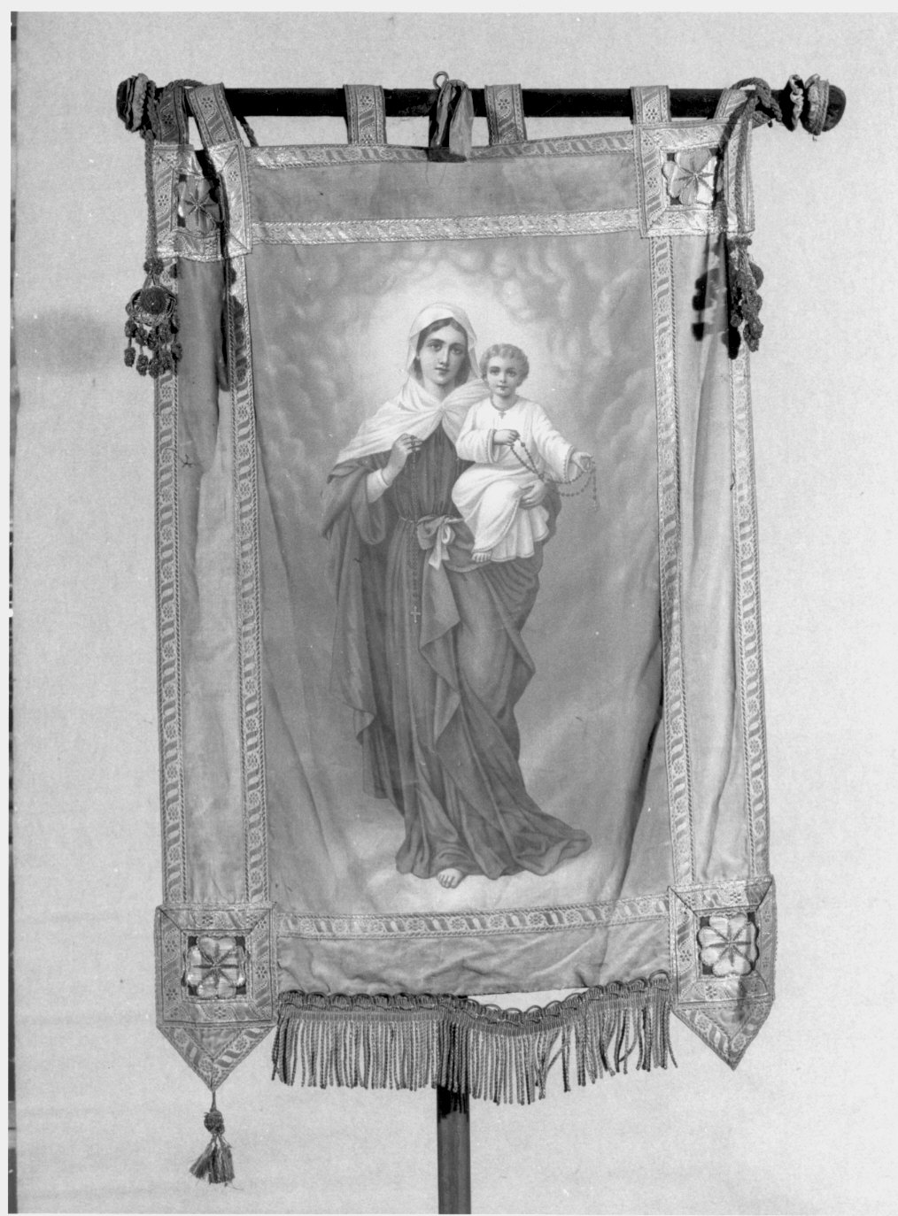 stendardo processionale - manifattura italiana (sec. XX)