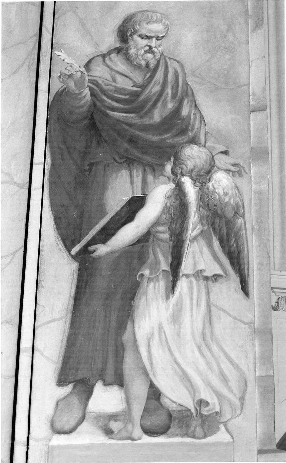 San Matteo (dipinto, elemento d'insieme) di Bellati Filippo (sec. XIX)