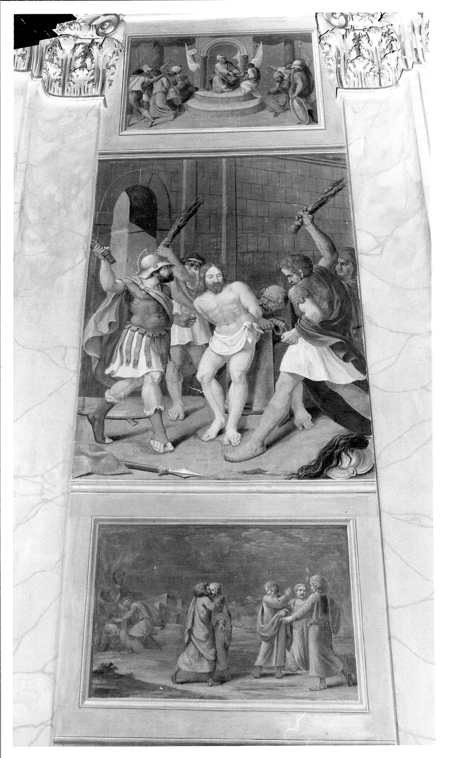 tradimento di Giuda (dipinto, elemento d'insieme) di Bellati Filippo (sec. XIX)