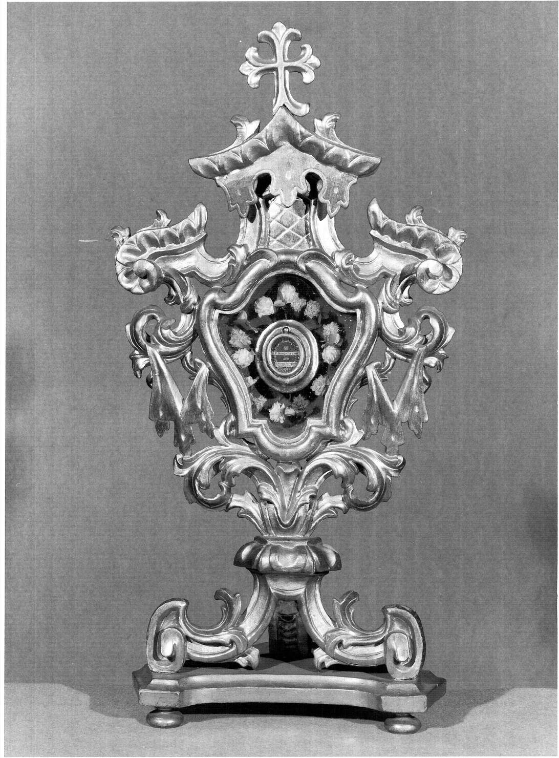 reliquiario - a ostensorio, serie - produzione lombarda (seconda metà sec. XVIII)