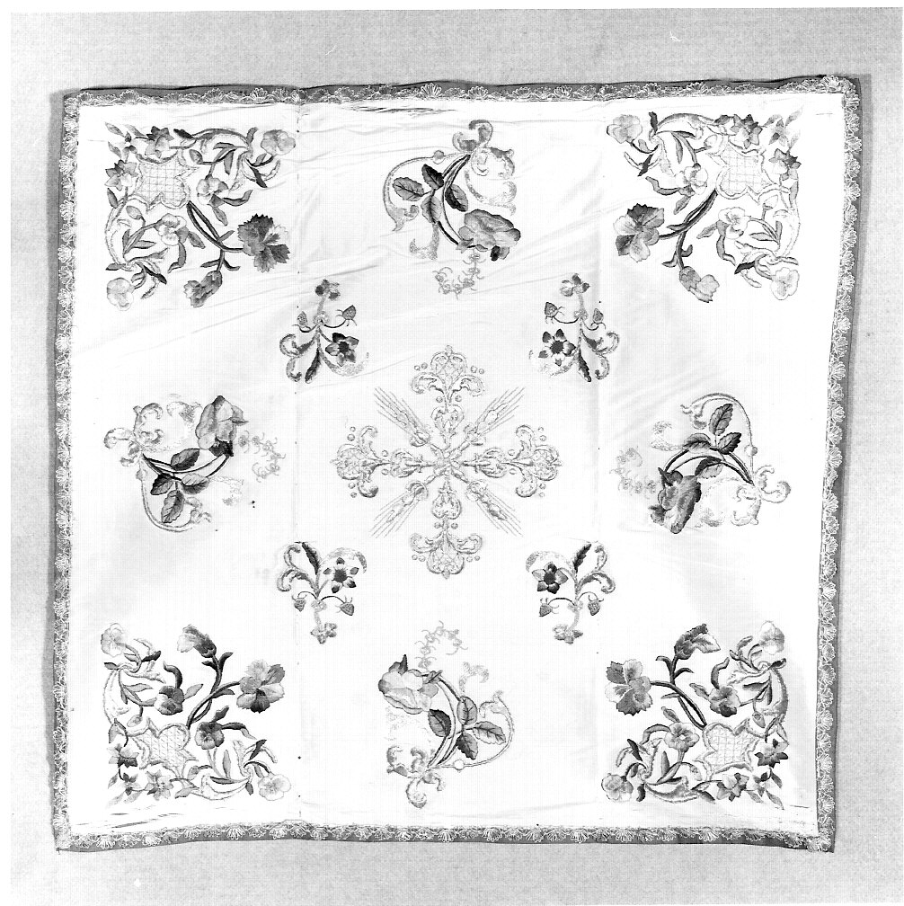 velo di calice, opera isolata - manifattura lombarda (seconda metà sec. XIX)