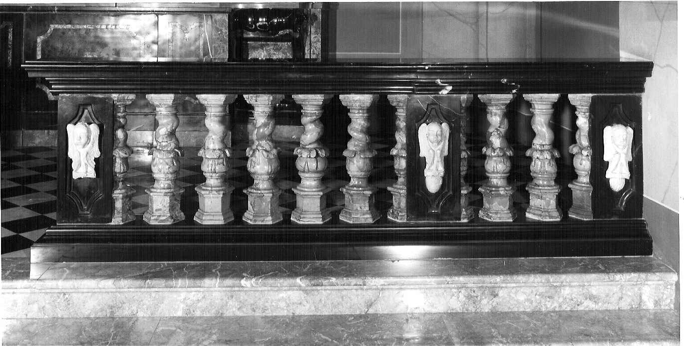 balaustrata, opera isolata - bottega lombarda (ultimo quarto sec. XVIII)