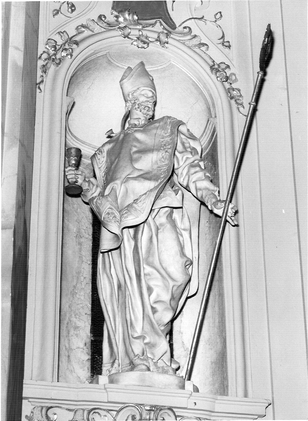 San Clemente (statua, elemento d'insieme) di Salterio Stefano (sec. XVIII)