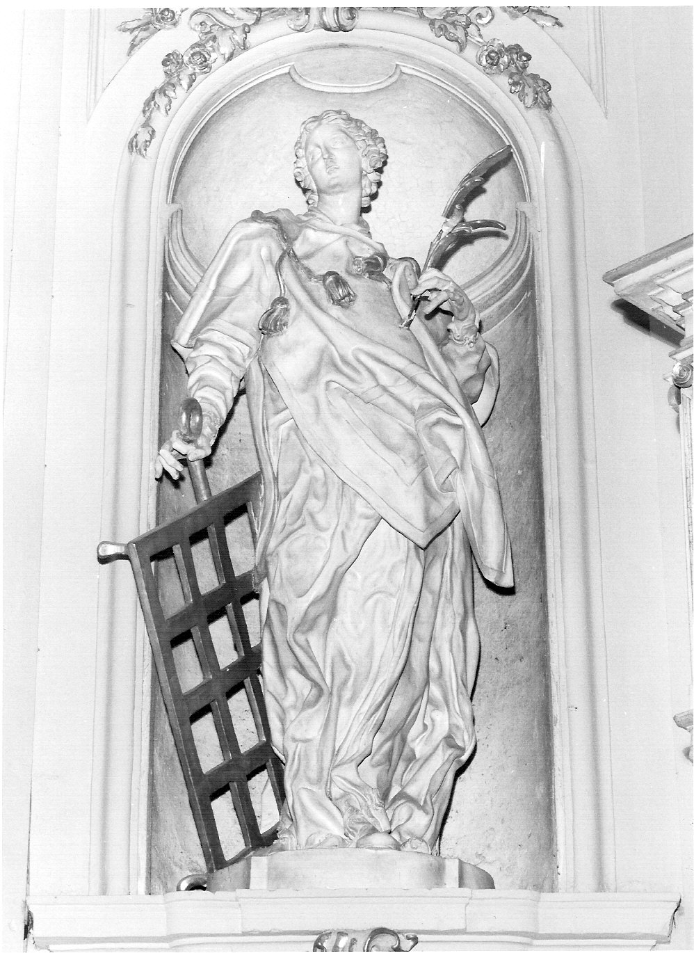 San Lorenzo (statua, elemento d'insieme) di Salterio Stefano (sec. XVIII)