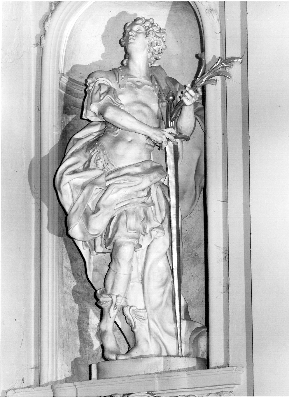 San Fermo (statua, elemento d'insieme) di Salterio Stefano (sec. XVIII)