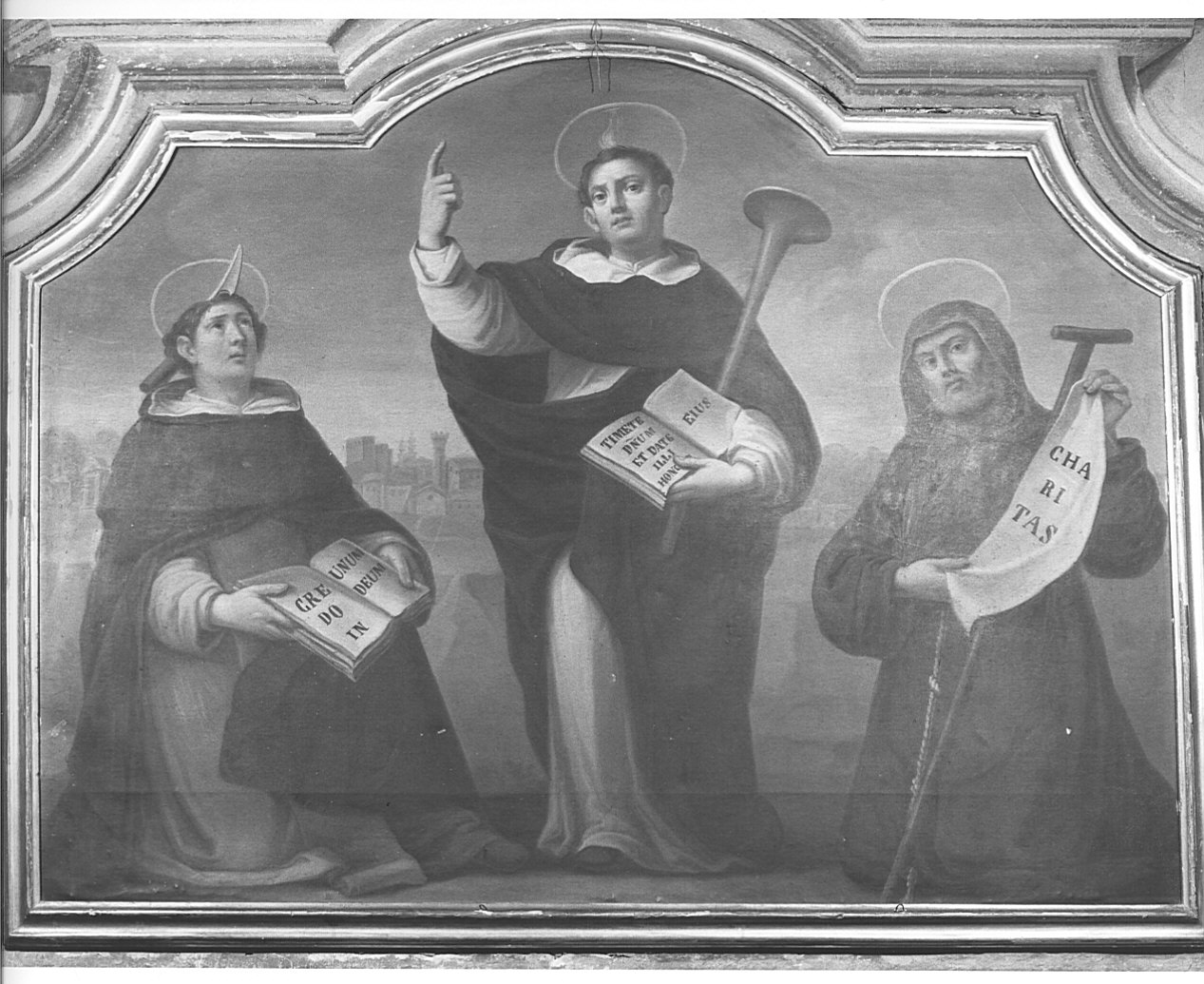 San Vincenzo Ferrer tra San Paolo Martire e Sant'Antonio Abate (dipinto, opera isolata) - ambito comasco (metà sec. XVIII)