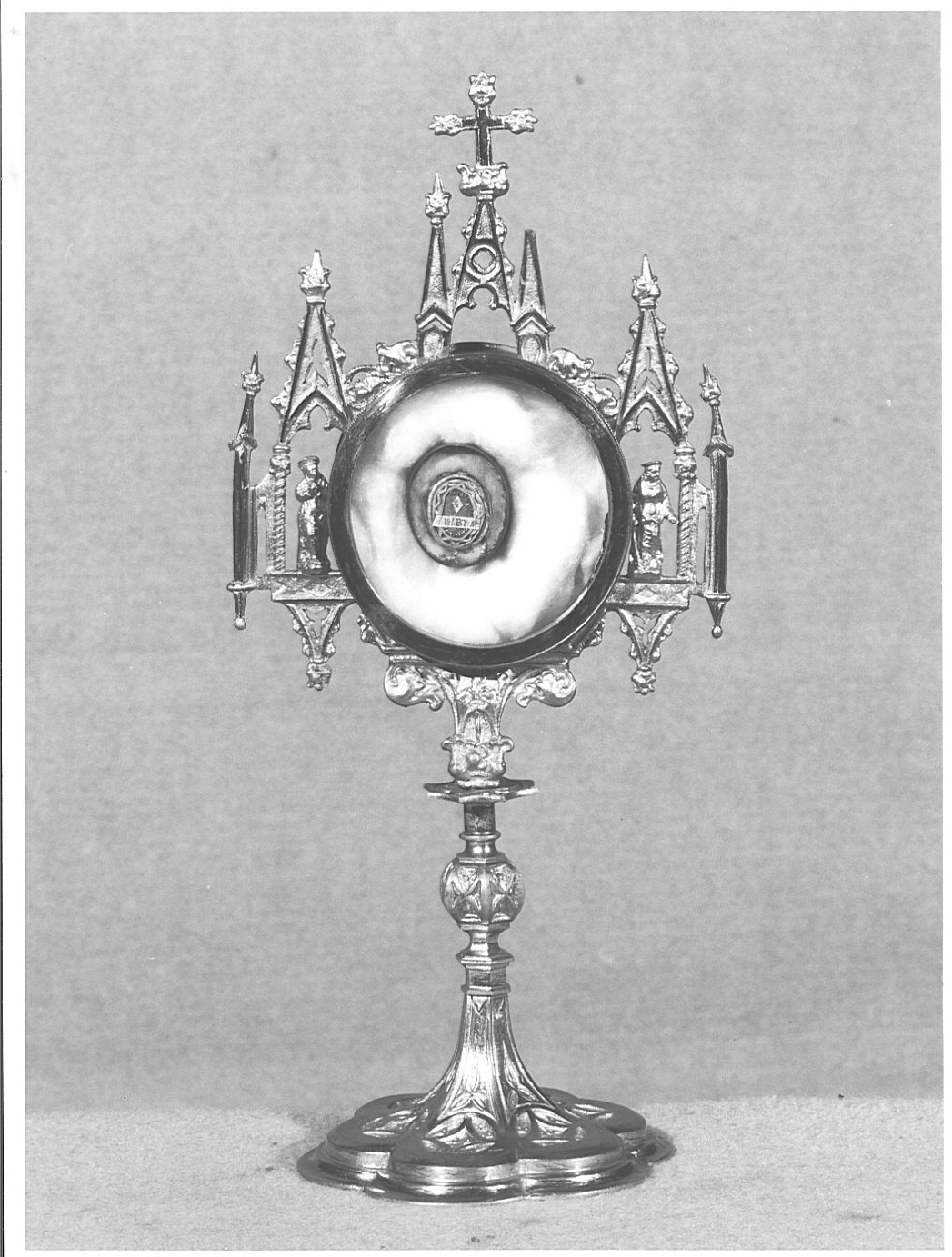 reliquiario - a ostensorio, opera isolata - bottega lombarda (fine/inizio secc. XIX/ XX)