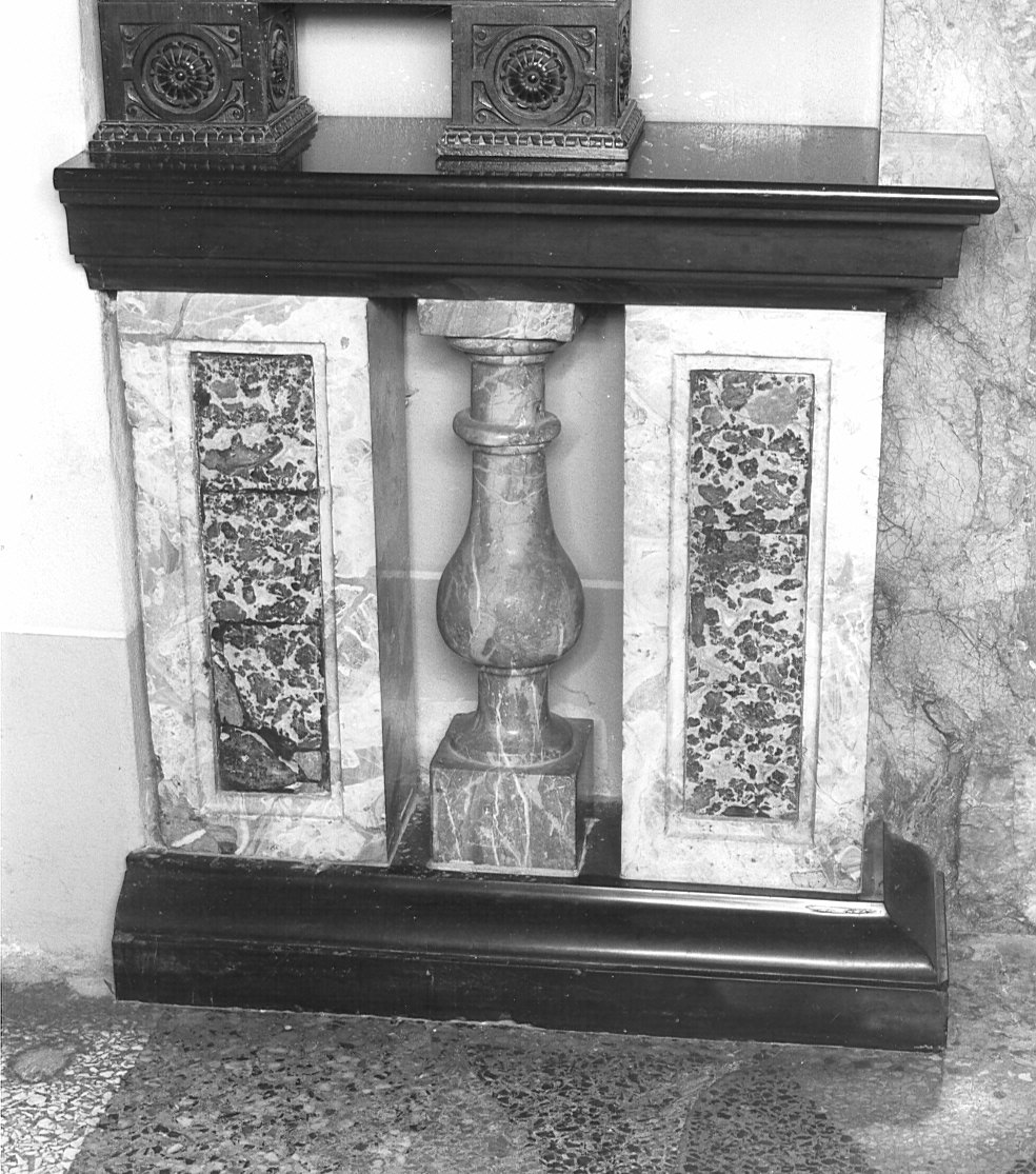 balaustrata, coppia - bottega lombarda (sec. XVIII)