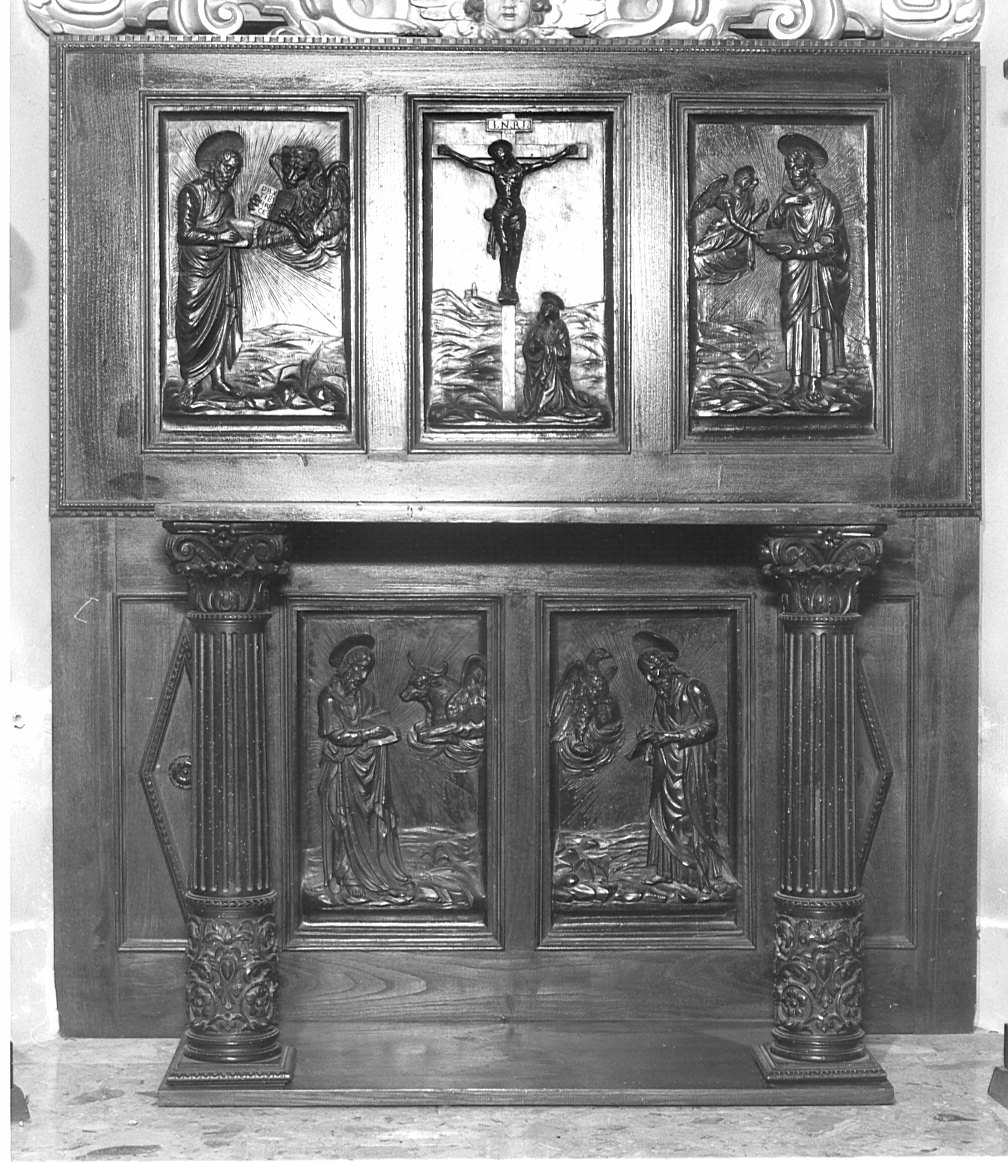 pulpito, frammento - ambito fiorentino (sec. XX)