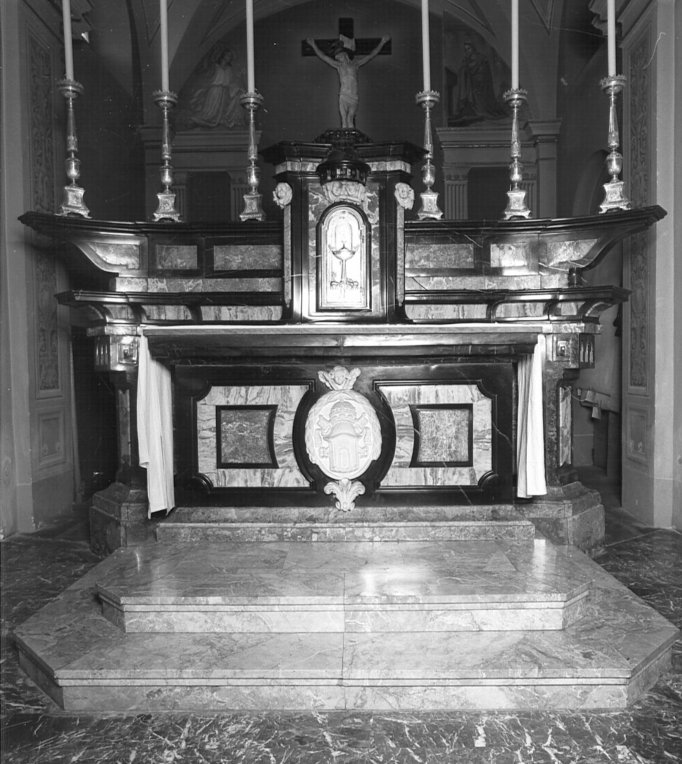 altare maggiore - bottega lombarda (sec. XVIII)
