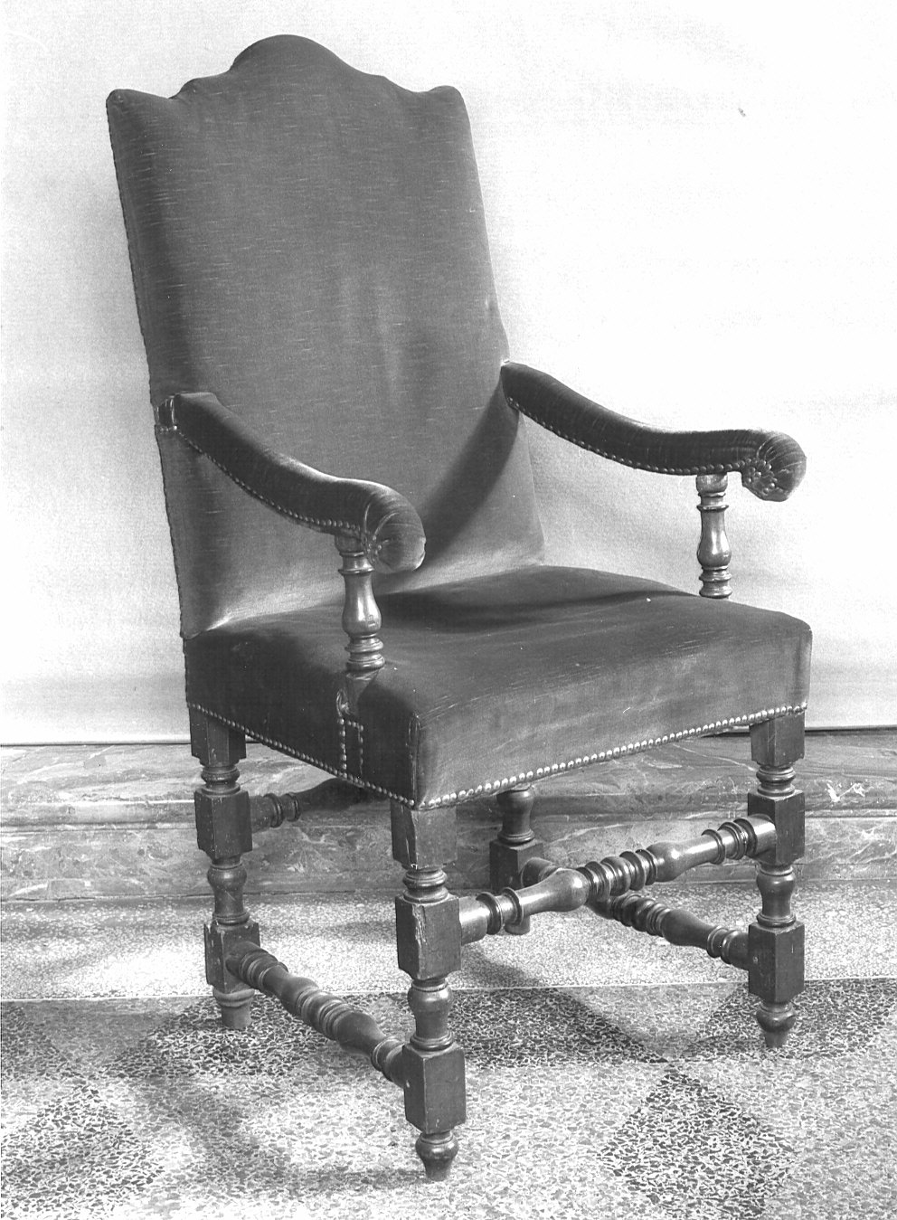 poltrona - bottega lombarda (sec. XIX)
