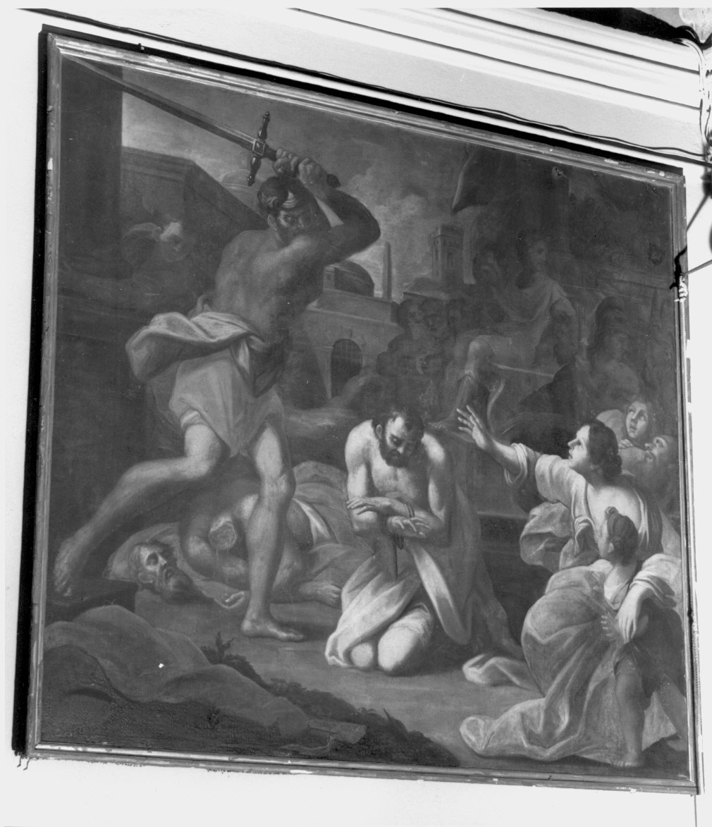 decapitazione dei Santi Nabore e Felice (dipinto, elemento d'insieme) - ambito milanese (sec. XVIII)
